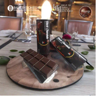 Hanania Block cokelat varian dark / Cokelat hitam 40 Gr coklat godiva halal cashew
