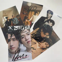 Thai BL Drama I Told Sunset About You BKPP Billkin PPKrit Signature Photo Hand Signed Photo Fans Birthday Gift For Collection