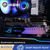 Graphics GPU Support RGB Bracket Aluminum Video Card VGA Holder Stand ROG/MSI/AMD/NVIDIA/AORUS 12V RGB/5V ARGB SYNC Black/Silver