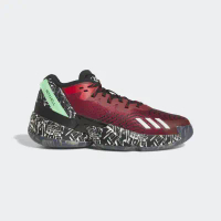 【adidas】D.O.N. Issue 4 IF2162 男 籃球鞋 運動 球鞋 米契爾 聯名 避震 耐磨 深紅 黑-UK 9.5 / 28.0 CM