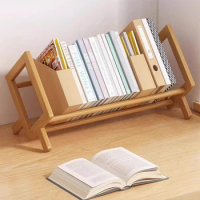 office furniture magazine holder book racks small shelves original bamboo wood shelf stand on the desk
