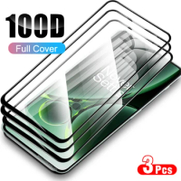 3PCS Full Cover Protective Case For OnePlus Nord 3 Black Edge Protective Film For One Plus Nord 3 Nord3 5G 6.74'' Tempered Glass