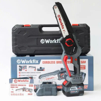 Máy Cưa Xích Workfix 8Inch WF-CS08BL Chân Pin Phổ Thông , Động Cơ Không Chổi Than