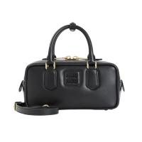 MIU MIU Arcadie 中款 牛皮 手提 斜背包 肩背包 黑色 5BB142