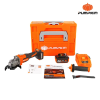 เครื่องเจียร์ไร้สาย แบตเตอรี่ลิเธียม มอเตอร์ บัสเลส(BRUSHLESS)20V 4ah ขนาดใบ 4นิ้ว PUMPKIN รุ่น50279