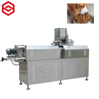 500kg/h Automatic Extruded Dry Kibble Pet Food Making Machine Equipment Production Dog Food