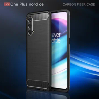 Oneplus Nord CE EB2101 EB2103 Case Carbon Fiber Soft Silicone TPU Cover Shockproof Case For Oneplus Nord CE NordCE EB2101 EB2103