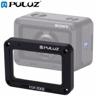 PULUZ For Sony RX0 /RX0 II Aluminum Alloy Flame+Tempered Glass Lens Protector &amp; Screws and Screwdrivers For Sony RX0 Accessories
