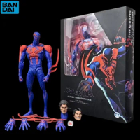 Spiderman 2099 Anime Figure Spiderman Across The Spider-verse Part One Shf Action Figurine Model Statue Toy Desk Decora Kid Gift
