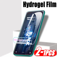 Front 1-2PCS Screen Protector Hydrogel Film For Xiaomi Black Shark 4 3 5 RS Pro Gel Protective Film For Shark 5Pro 4Pro 3Pro 5RS