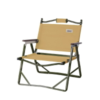 【露營趣】日本限量款 Coleman CM-34675 圍爐輕薄折疊椅/土狼棕 休閒椅 摺疊椅 導演椅 露營椅 折合椅 野餐椅