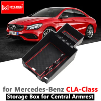 Armrest Box Storage Organizer Accessories for Mercedes Benz CLA C117 W117 2014 2015 2017 2018 2019 180 200 220 250 AMG 45 CLA250