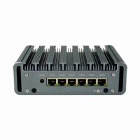 Firewall Pfsense Intel i5-1135G7 i7-1165G7 i211AT 6LAN RJ45 COM 4*USB HD Fanless Mini PC AES-NI Router Sever Gateway