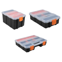 Waterproof Tool Box Hardware Tool Storage Box Tool Case Parts Tool Box J60C
