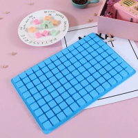 126 Grids Square Candy Molds Silicone Mold for Hard Candy Chocolate Ice Cube Making Mold Summer Drink Bar Kitchen Accessories