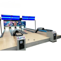 Home Machine 2 Lane Shooting Ball Arcade Simulator Custom Bowling Alleys