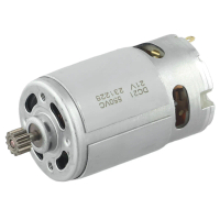 Motor DC, RS550, 21V, Dua Kelajuan, 12 Gigi, Kotak Gear Tork Tinggi, Sesuai untuk Gerudi