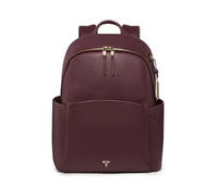 TUMI Voyageur Leather Raina Large Backpack Bag - Tas Ransel Wanita - Rosewood