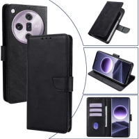 Retro Magnet Buckle Wallet Phone Case for OPPO Find X7 X6 X5 X3 X2 Pro X5 Ultra Lite Neo Leather Flip Case with Card Slots Funda