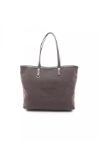 Prada Pre-Loved Prada Shoulder bag tote bag canvas leather Dark brown