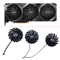 NEW Cooling GPU FAN RTX3060 3070 3080 3090 Graphics card fan replacement For MSI Geforce RTX 3060 Ti 3070 3080 3090 Ventus 3X