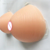 6000g/pair crossdresser mastectomy breast prosthesis realistic silicone breast forms with bra straps super huge natural