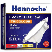 Lampu Downlight LED Tricolor Easy II Hannochs 15W