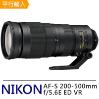 Nikon AF-S  200-500mm f/5.6E ED VR全片幅遠攝變焦鏡頭*(平行輸入)-送拭鏡筆+減壓背帶