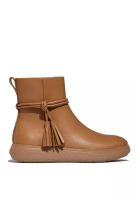 FitFlop FitFlop iQ-COMFF Tassel Leather Short Boots - Desert Tan (E3A-A69)