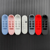 Non-slip Silicone Remote Control Protective Cover For 2020 Google Chromecast 4K Smart Bluetooth Voice TV Shockproof