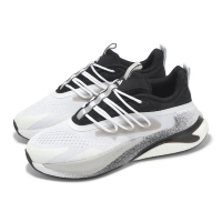【adidas 愛迪達】慢跑鞋 Alphaboost V2 男鞋 白 黑 緩震 運動鞋 愛迪達(IE9157)