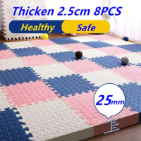 Thick 2.5cm Activities Mat for Baby Tatames Baby Play Mat 8PCS Game Mats Tatame Puzzle Mat Crawling Mat Noise Mat Baby Floor Mat