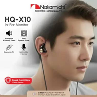 Nakamichi HQ X10 Dynamic Driver In Ear Monitor Wired Earphone Mic