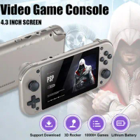 2023 New Handheld Game Player 4.3 inch Video Game Console M17 Retro Gaming Accessories 10000 Classic Games for PSP/GBA/Atarii