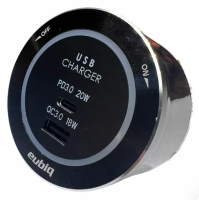 Eubiq – USB＋TYPE-C 雙位適配器 銀色