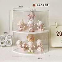 陽角展示架牆角手辦收納展示架泡泡瑪特展示盒公仔娃娃透明展示櫃