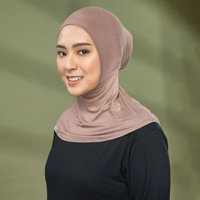 Lozy Hijab - Inner Hijab Series Lozy x Bianca (New Colors Bandana, Tali Belakang, Ninja Neck Ciput V