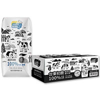 台東初鹿 100%保久乳200ml(整箱24瓶入) 【小三美日】利樂鑽包裝 ※限宅配／禁空運 DS007999