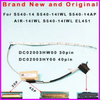 LCD EDP cable For Lenovo ideapad S540-14 S540-14IWL S540-14AP AIR-14IWL S540-14IWL EL451 FHD 300 NITS DC02003HW00 DC02003HY00