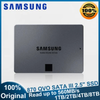 SAMSUNG SSD 870 QVO SSD Hard Drive SATA 2.5 HDD 2TB 4TB 8TB SSD 1TB Internal Solid State Drive Hard Disk read 560Mbs HDD for PC