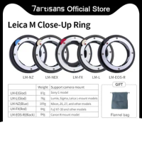 7artisans 7 artisans LM Close focus Adapter Ring for Leica M lens to Leica L/FujiFX/ Nikon Z/Sony E /EOS-R Camera Mount Adapter