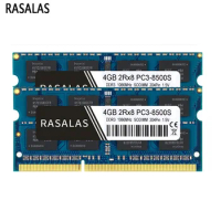 RASALAS 1.5V 1.35 Memory RAM DDR3 DDR3L 8G 4G 2G Laptop 8500s 10600s 12800s 1066 1333 1600MHz SODIMM 204PIN Notebook Memoria RAM