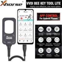 Xhorse VVDI BEE Key Tool Lite Can Generate Transponder Remote Frequency Detection Get 6Pcs Wire Remo