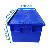Box container plastik Biru
