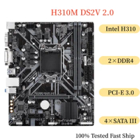 For GIGABYTE H310M DS2V 2.0 Motherboard 32GB LGA 1151 DDR4 Micro ATX Mainboard 100% Tested Fast Ship