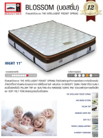 LUCKY MATTRESS  ที่นอนสปริง ระบบ THE INTELLIGENT POCKET SPRING ขนาด 6ฟุต / 5ฟุต  รุ่น BLOSSOM หนา 11
