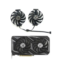 2 fans brand new original brand new suitable for ASUS Radeon RX6600XT 8GB ROG STRIX OC graphics card replacement fan