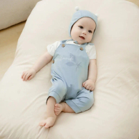 BU Baby (3M-18M) Quần yếm đùi 2 dây Muda BU Baby - Kyomi BBC4352MD Quần áo BU Baby Chính Hãng