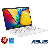 (升級16G) ASUS X1404VA 14吋筆電 (i5-1335U/8GB/512G/幻彩白/Vivobook 14)
