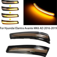For Hyundai Elantra Avante MK6 AD 2016-2019 LED Dynamic Turn Signal Light Side Rearview Mirror Blinker Sequential Indicator